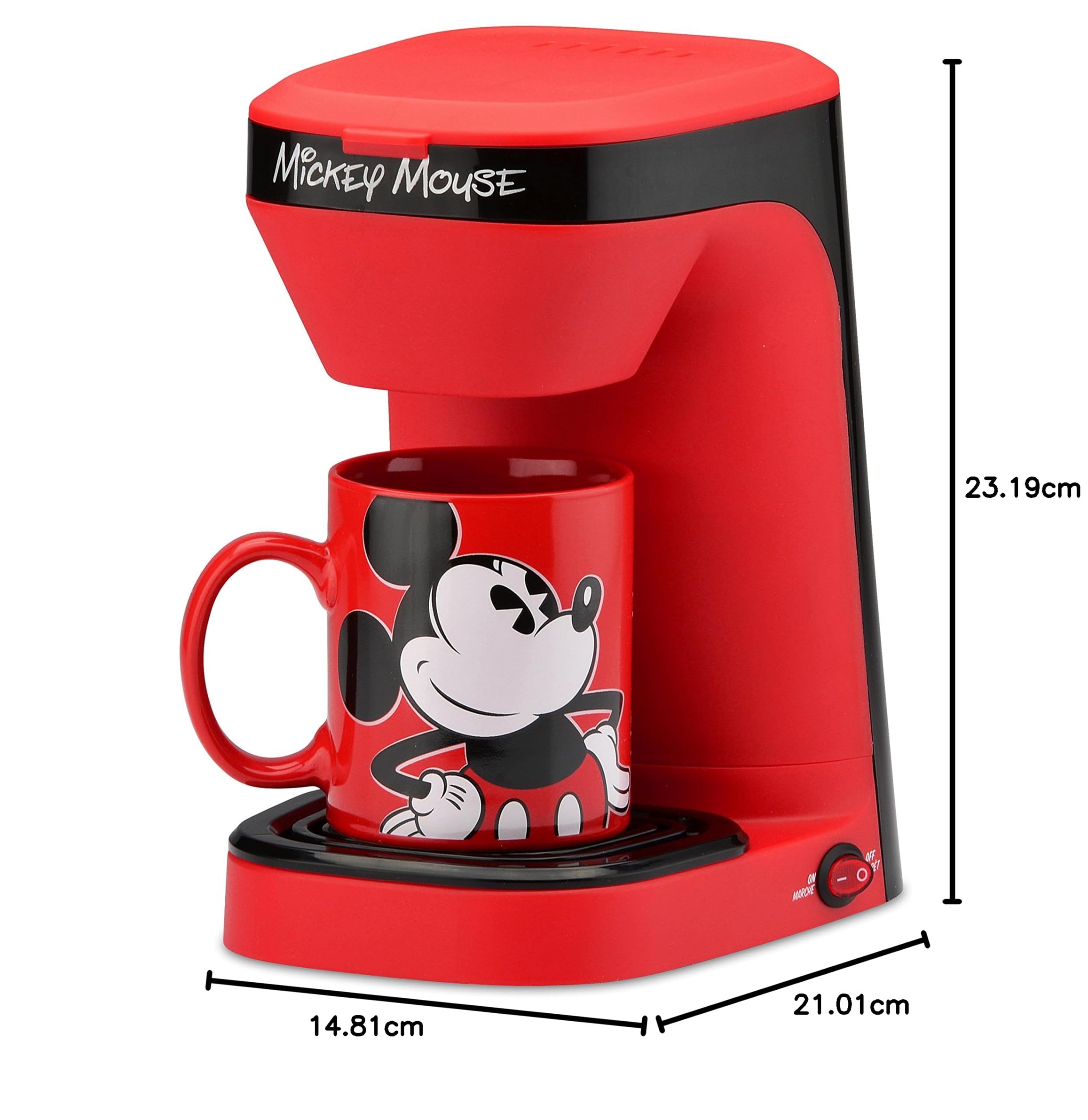 Disney Mickey Mouse 1-Cup Coffee Maker with Mug : Amazon.ca: Home